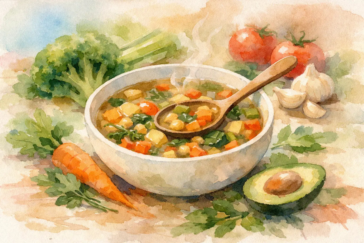 Low Sodium Vegan Soup That Still Tastes Good