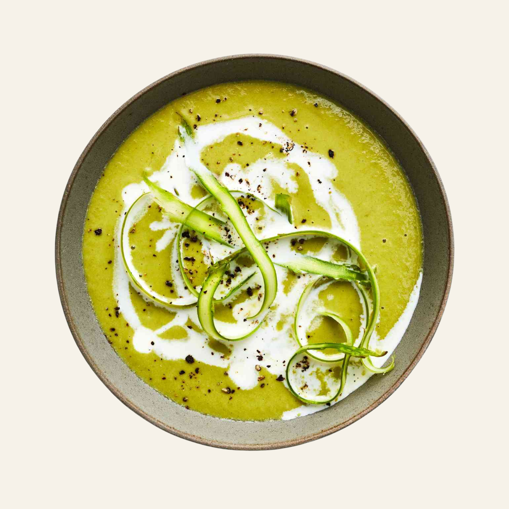 Asparagus & Celery Root Soup