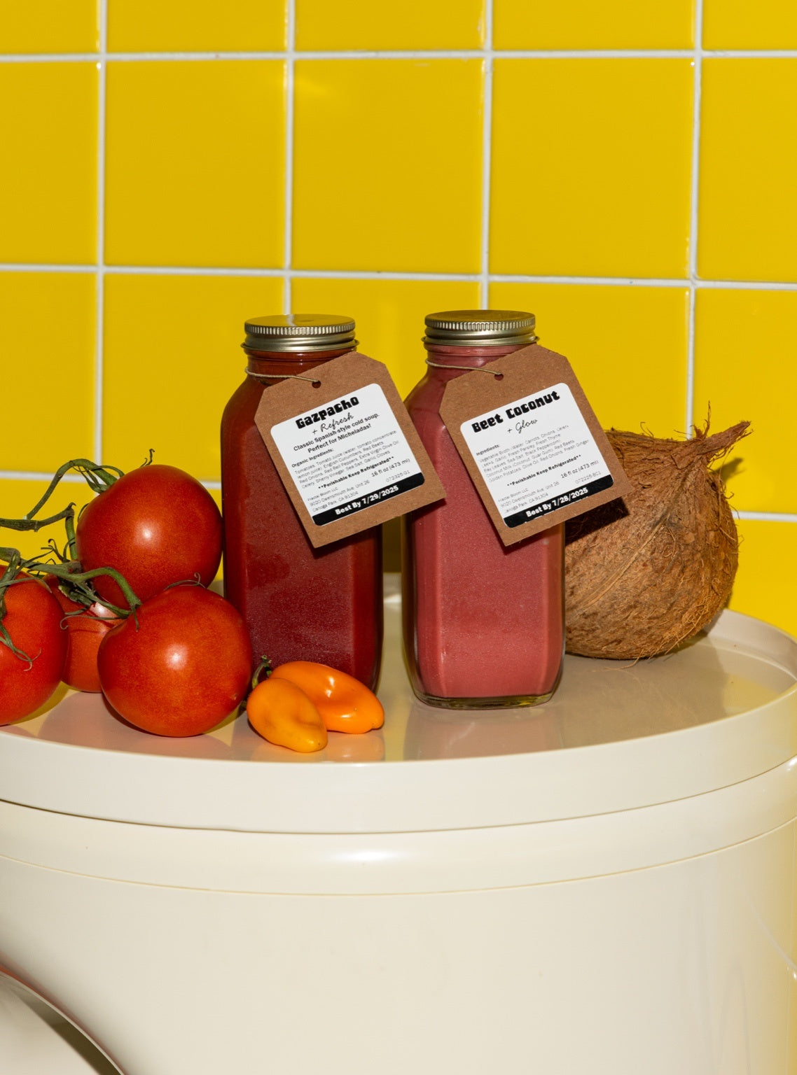 Gazpacho & Beet Coconut Soups